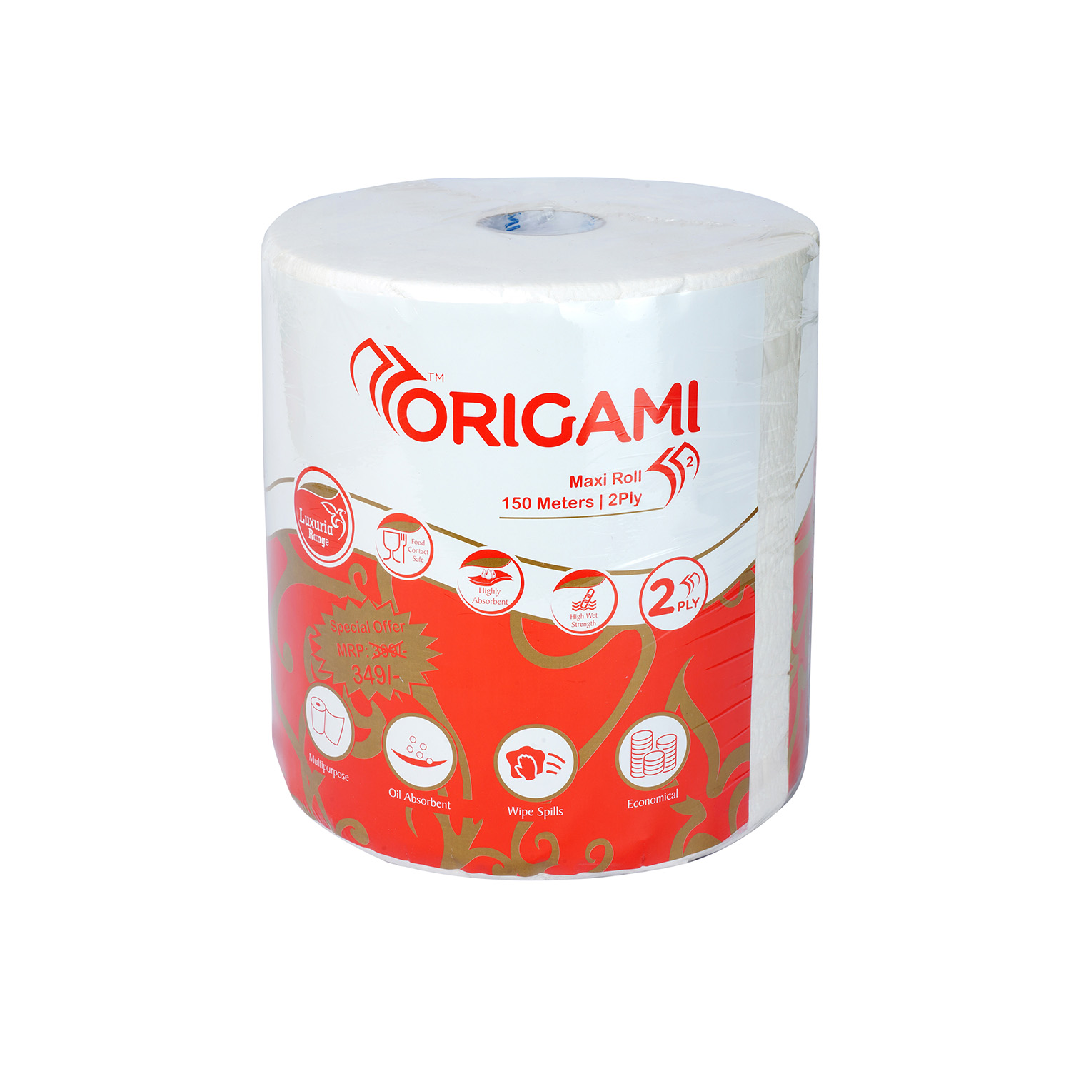 Luxuria Maxi Roll 150 Meters 2 Ply